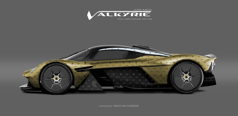 Illustration for article titled The Aston Martin Valkyrie Looks Especially Good In Classic Racing Liveries